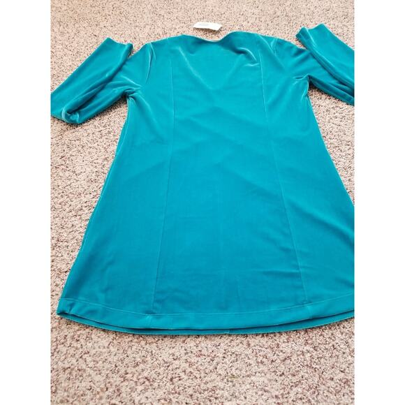 Soft Surrounding Women's XS Jade Green Velvet Velour VNeck Top Pullover Tunic - Picture 8 of 8